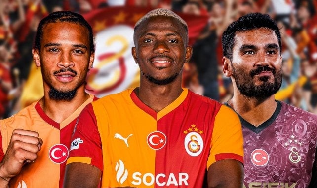 Leroy Sané, Victor Osimhen und Ilkay Gündogan