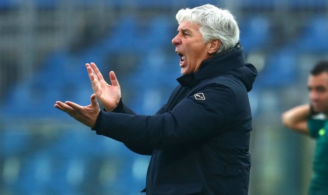 Atalanta-Trainer Gasperini in Aktion