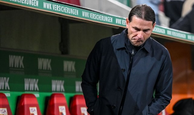 Gerardo Seoane bei der Niederlage gegen den FC Augsburg