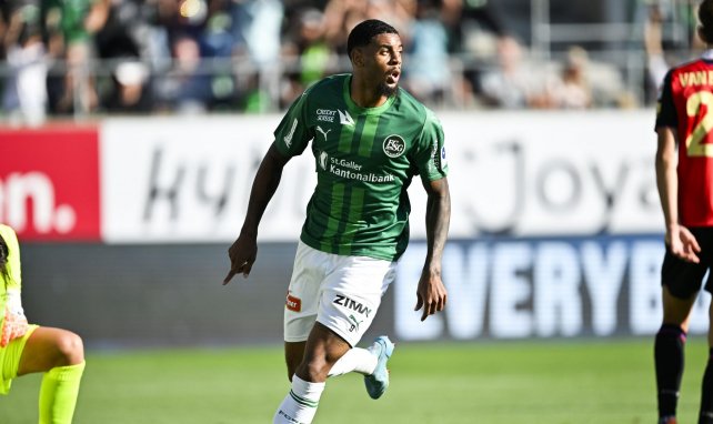 Willem Geubbels im Einsatz für den FC St. Gallen