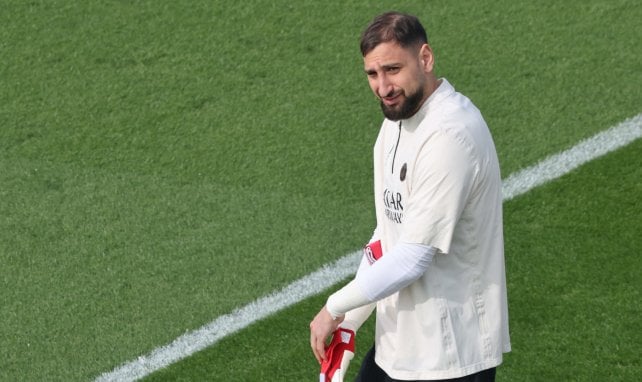 Gianluigi Donnarumma beim Aufwärmen