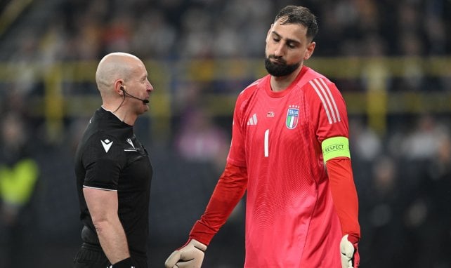 Gianluigi Donnarumma im Einsatz für Italien