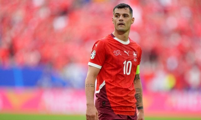 Granit Xhaka im Schweizer Nationaltrikot