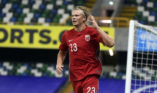 Erling Haaland im Trikot der norwegischen Auswahl