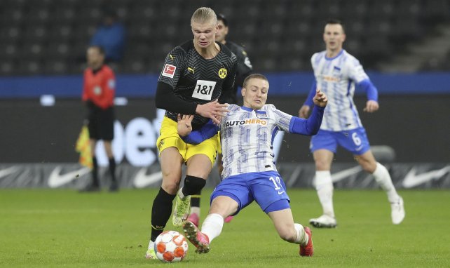 Erling Haaland im Einsatz gegen Hertha BSC