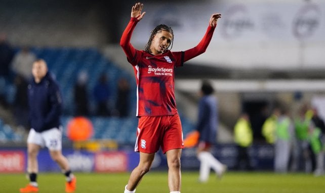 Hannibal Mejbri im Trikot von Birmingham City