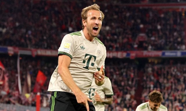 Harry Kane feiert seinen Treffer