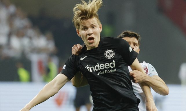 Jens Petter Hauge im Trikot von Eintracht Frankfurt