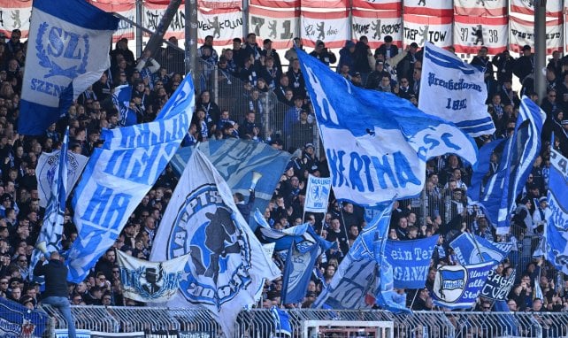 Hertha-Fans machen Stimmung