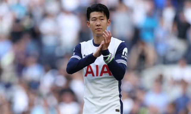 Heung-min Son applaudiert