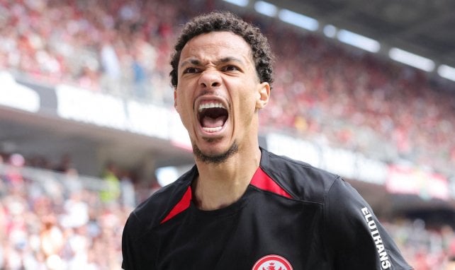 Hugo Ekitiké beim Torjubel