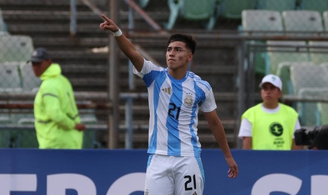  Ian Subiabre im Trikot der argentinischen U20-Nationalmannschaft