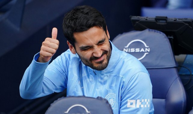 Ilkay Gündogan hat gute Laune