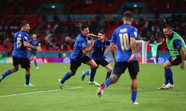 Italien feiert das zwischenzeitliche 2:0 gegen Österreich