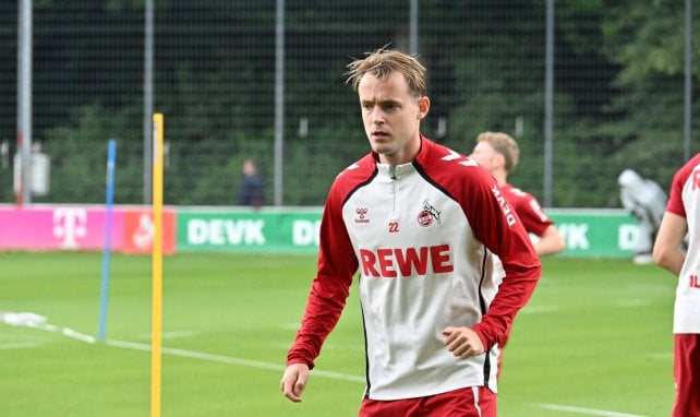 Jacob Christensen im Training