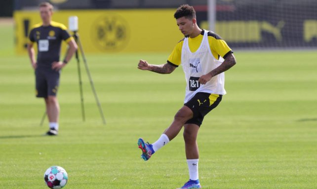 Jadon Sancho im Training von Borussia Dortmund