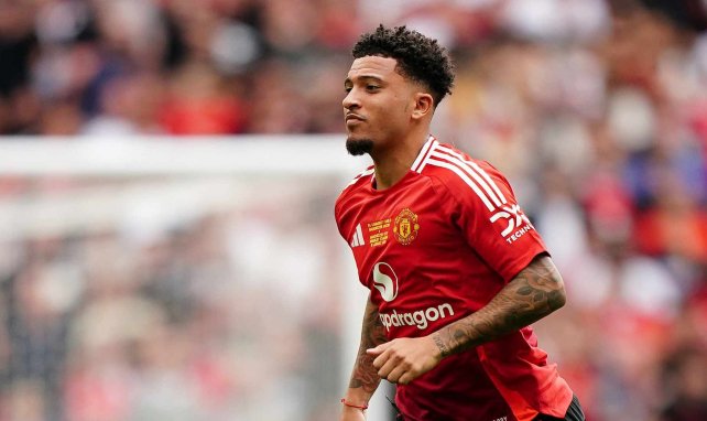 Jadon Sancho im Trikot von Manchester United