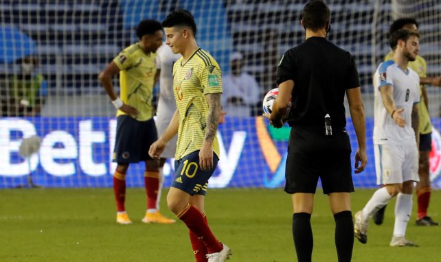 James Rodriguez am Ball für Kolumbien