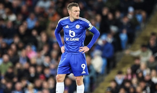 Jamie Vardy im Leicster-Trikot