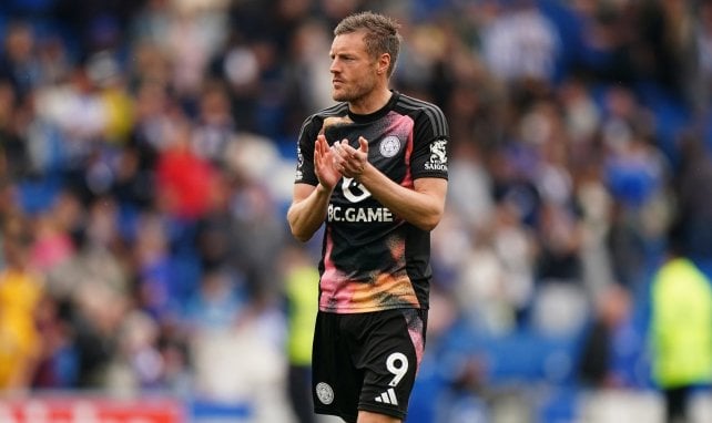 Jamie Vardy klatscht