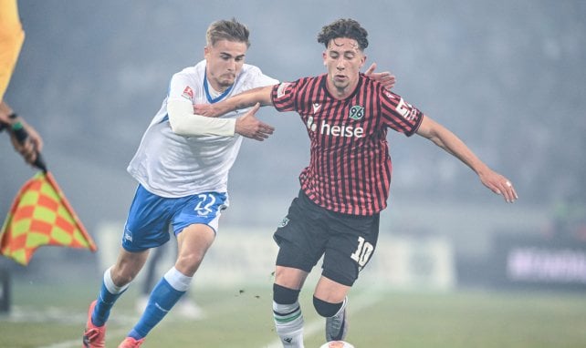 Freigestellt: Hannover-Duo auf dem Sprung