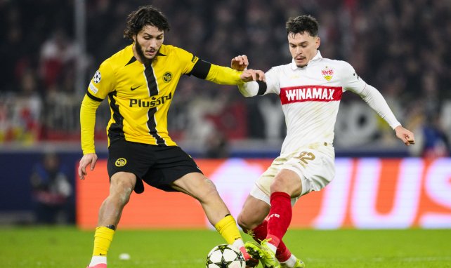 Jaouen Hadjam im Zweikampf mit Fabian Rieder