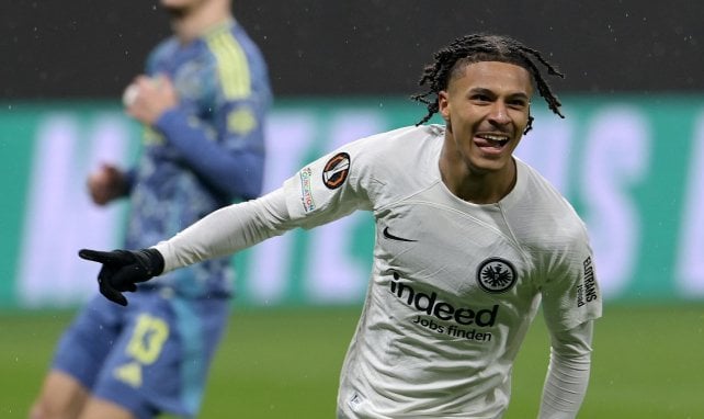 Jean-Mattéo Bahoya für Eintracht im Einsatz