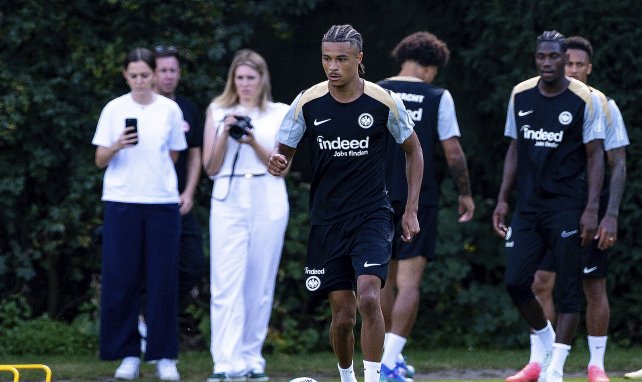  Jean-Mattéo Bahoya für Eintracht im Training