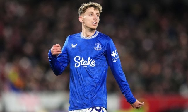 Jesper Lindström im Everton-Trikot