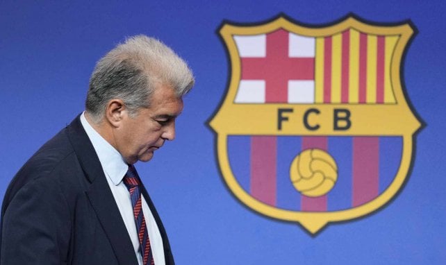 Barça-Präsident Joan Laporta muss den nächsten Rückschlag hinnehmen.