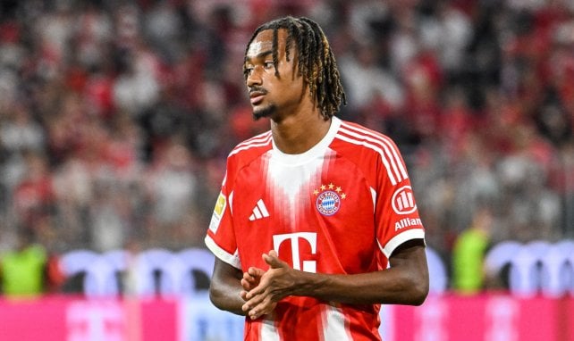 Jonah Kusi-Asare im Trikot des FC Bayern