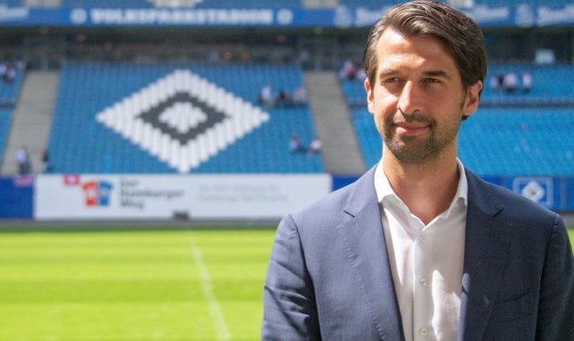 Jonas Boldt arbeitet seit 2019 für den HSV als Sportvorstand