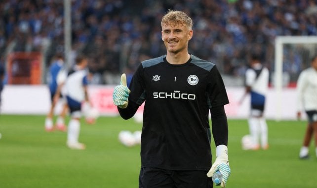 Jonas Kersken im Trikot von Arminia Bielefeld