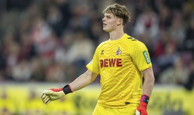 Zwischen den Pfosten beim 1. FC Köln: Jonas Urbig