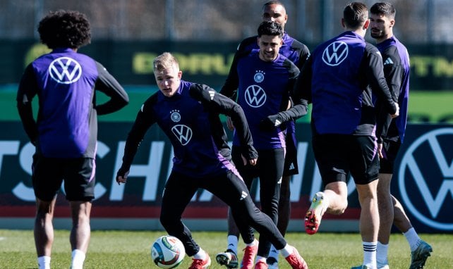 Jonathan Burkardt im DFB-Training