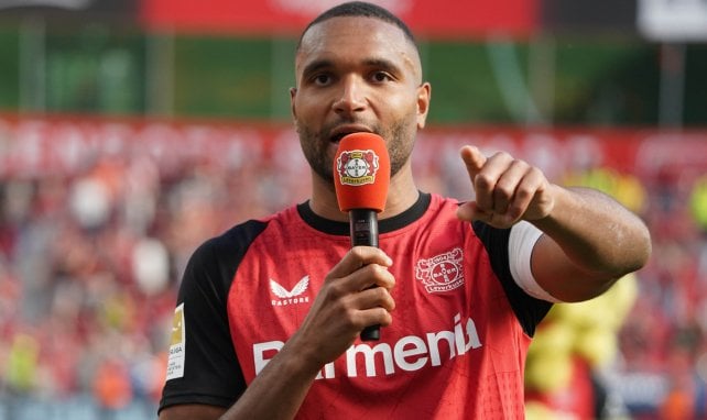Jonathan Tah bei seinem letzten Heimspiel für Bayer Leverkusen