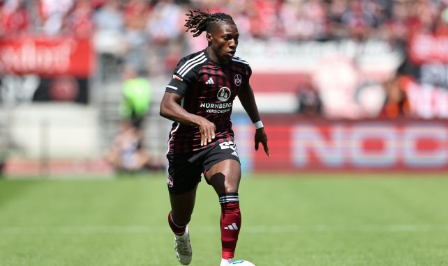 Joseph Hungbo im FCN-Trikot