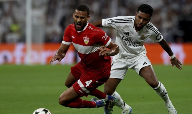 Josha Vagnoman im Duell mit Rodrygo