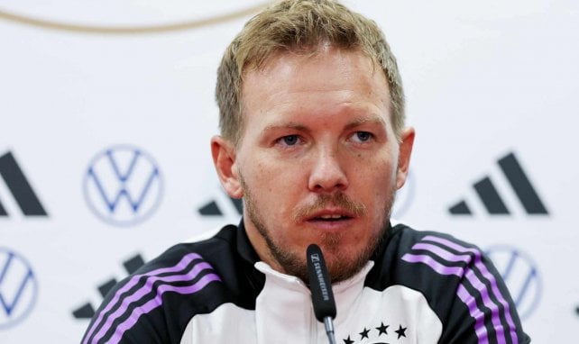 Julian Nagelsmann auf einer DFB-Pressekonferenz