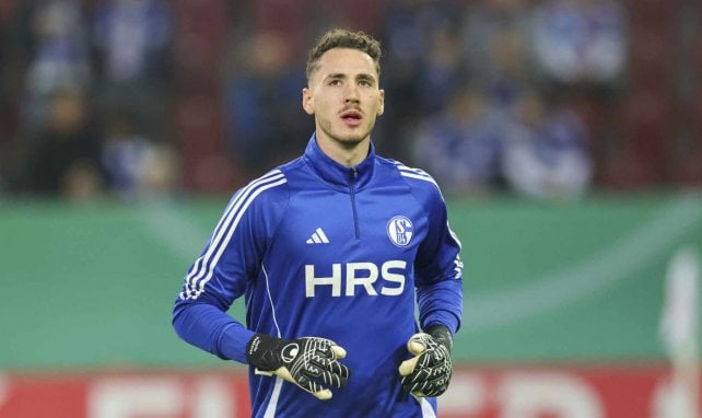 Justin Heekeren, die neue Nummer eins des FC Schalke 04.