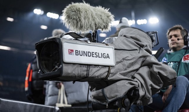 Eine Kamera der Bundesliga