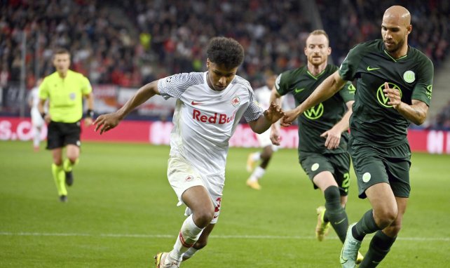 Karim Adeyemi im Champions League-Spiel gegen Wolfsburg