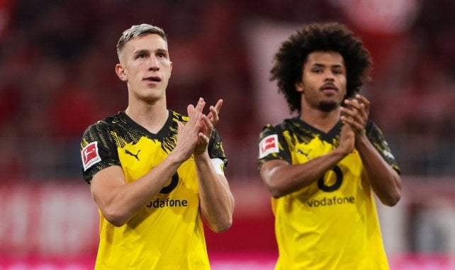 Nico Schlotterbeck und Karim Adeyemi