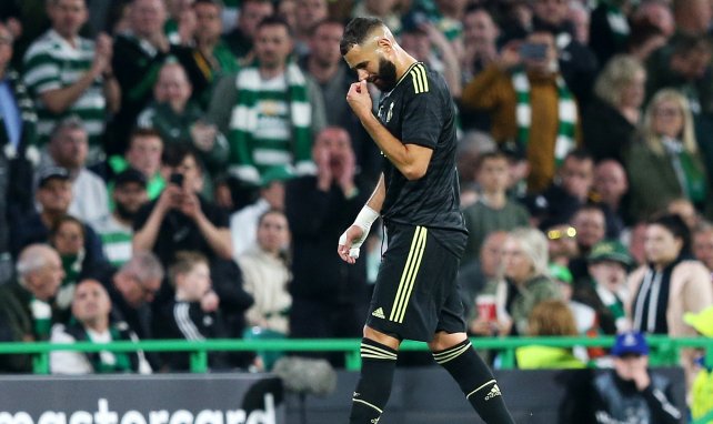 Karim Benzema musste gegen Celtic verletzt runter