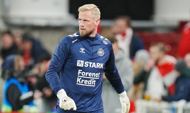 Kasper Schmeichel im Einsatz für Dänemark