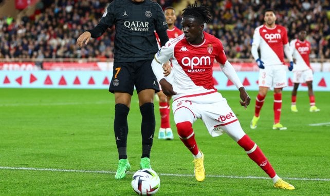 Kassoum Ouattara im Trikot der AS Monaco