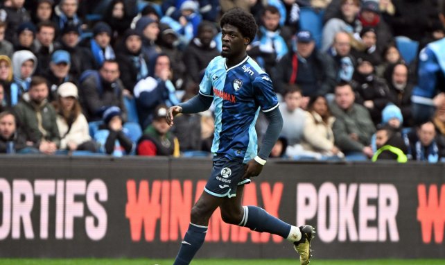 Étienne Youté Kinkoué im Trikot von Le Havre