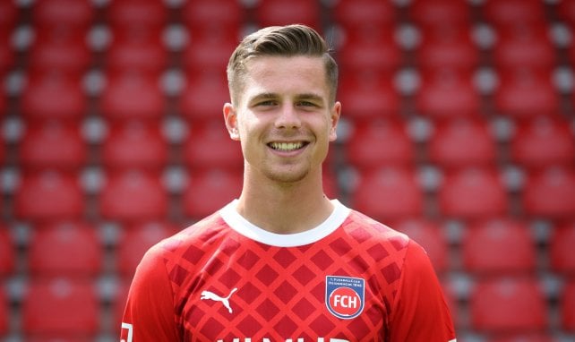 Tim Köther im Trikot des 1. FC Heidenheim