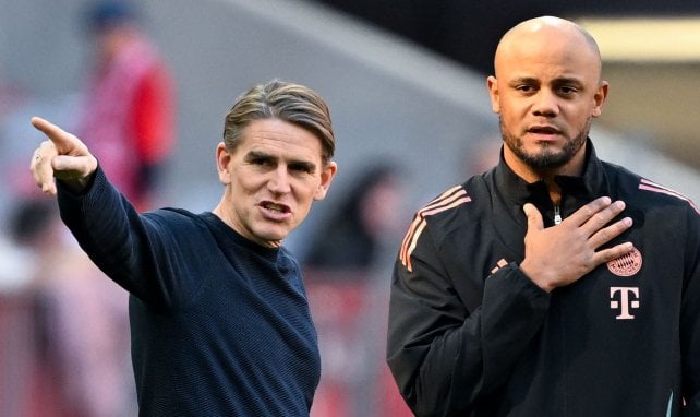Christoph Freund und Vincent Kompany