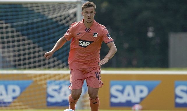 Noah König beim Testspiel der TSG Hoffenheim